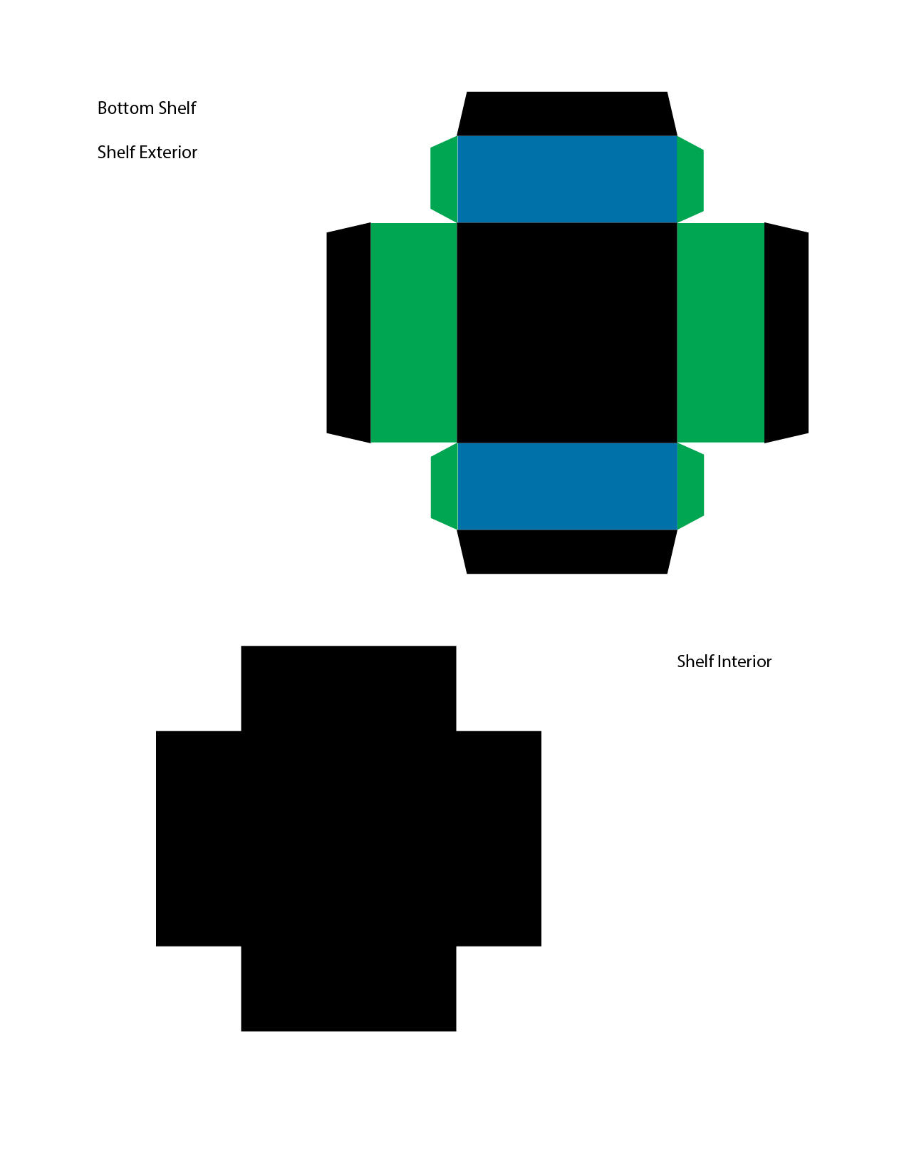 Dice Box Bottom Shelf